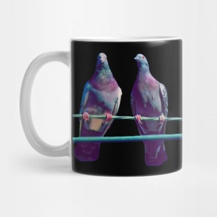 Pigeons On A Wire Mug